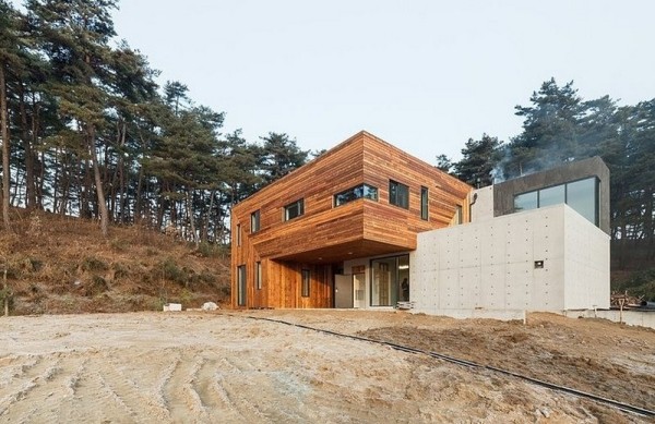 Living Knot – современный сельский дом от Polymur Architecture