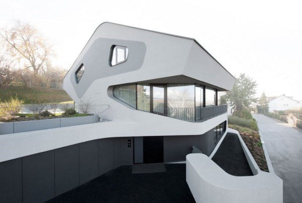 OLS House – футуристический дом от J. Mayer H. Architects