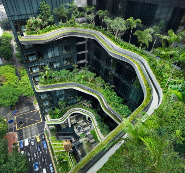PARKROYAL Hotel – сюрреалистический парк-отель в Сингапуре  