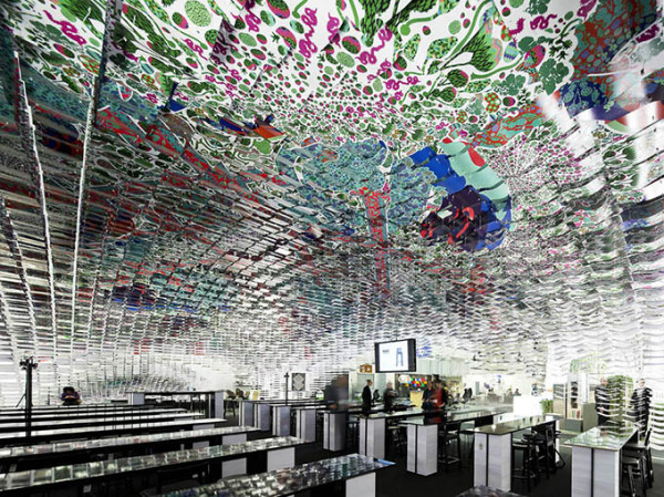 Paper Display – павильон из 700 000 листов бумаги в Стокгольме