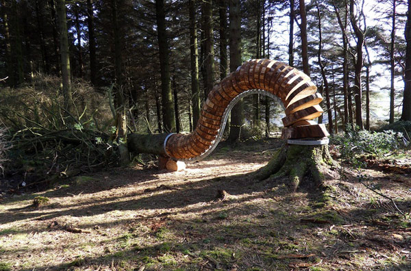 Органическая скульптура Pendle Sculpture Trail