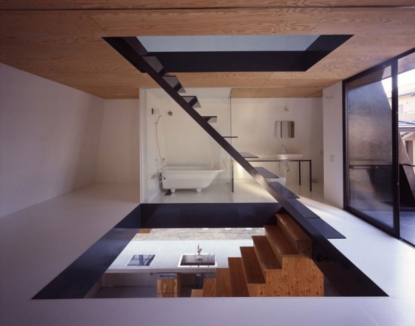 House in Saijo – современный пит-хаус от Suppose Design Office
