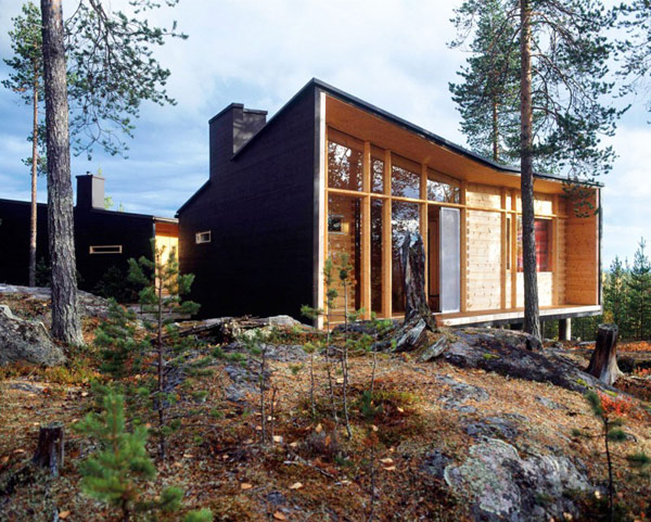 Villa Valtanen – современные лесные хижины в Лапландии