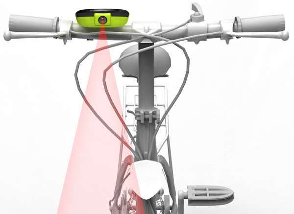 Лазерный GPS-навигатор для велосипедов