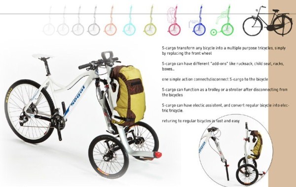 S-cargo - удобный велосипед для городских поездок