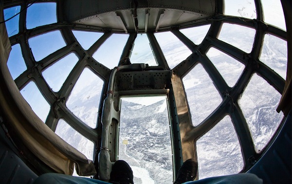 Вид из кабины Ил-28. Фото: nnm.me