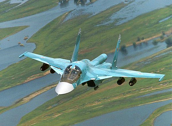 Фронтовой бомбардировщик Су-34. Фото: blogspot.com