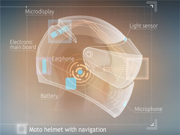 LiveMap - высокие технологии в мотоциклетном шлеме 