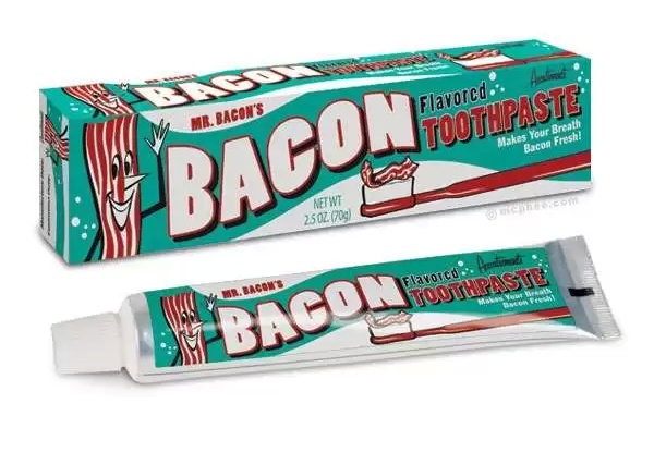 Зубная паста Start Off Bacon – безвредный способ начинать день с бекона