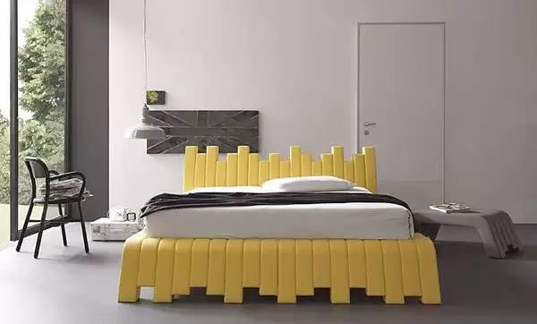 Bolzan Letti Cubed Bed - асимметричная дизайнерская кровать от Francesca Paduano