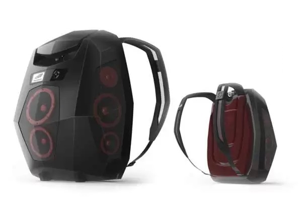 Boompack - концепт ультрасовременного аудиомагнитофона-рюкзака