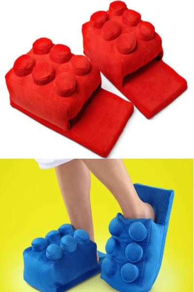 Building Block Slippers - домашние тапочки в стиле LEGO