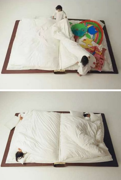 Необычное постельное белье для детей и взрослых, мечтающих спасть в сказке, от Yusuke Suzuki