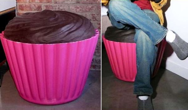 Cupcake Seat - мягкая табуретка для поднятия настроения без лишних калорий