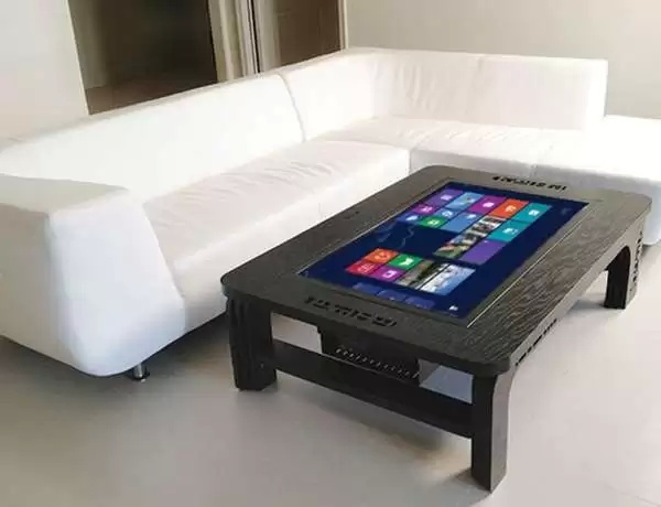 Coffee Table Touchscreen - кофейный столик с двойным дном Hammacher Schlemmer