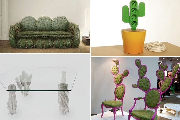 Креативная мебель в виде кактусов