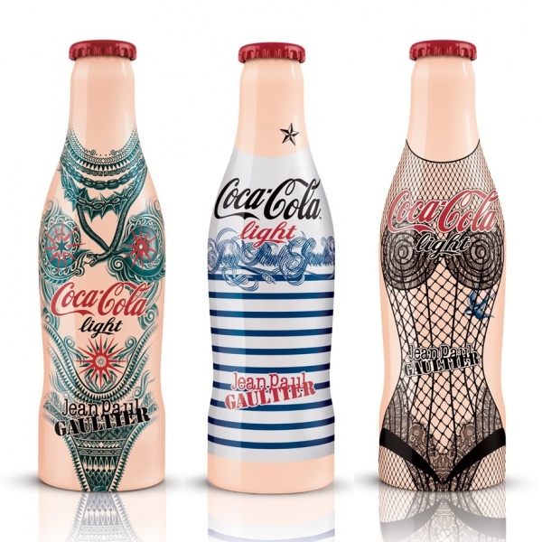 Изящные этикетки Coca-Cola от Jean-Paul Gaultier