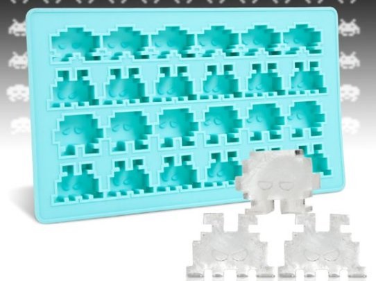 Гиковская форма для льда Space Invaders Ice Tray