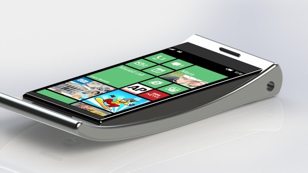 Kurbo Smartphone - концепт нетипично 'толстого' смартфона от Pedro Borelli