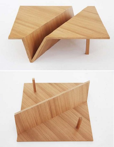 Объемный стол из бумаги