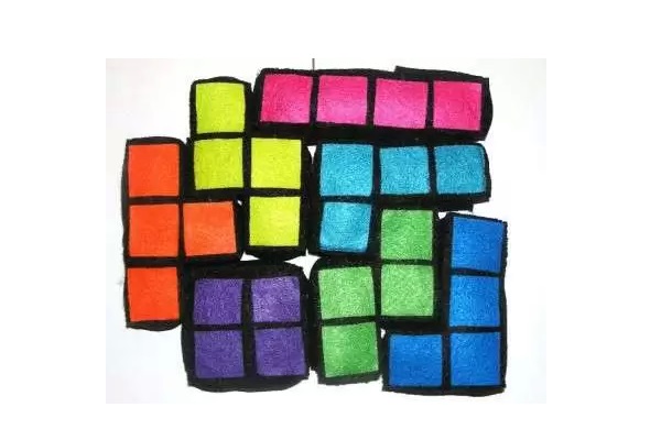 Plush tetris blocks - подушка-паззл для поклонников тетриса