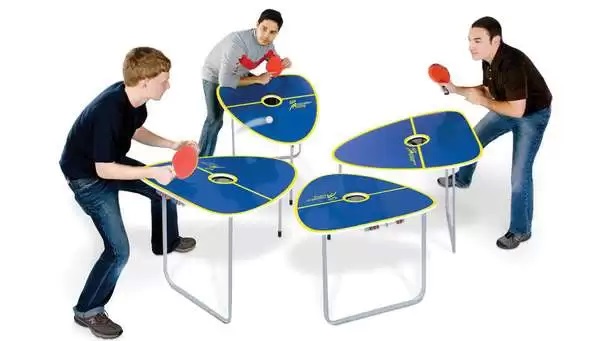 Quad Table Tennis Game - дизайнерский теннисный столик на четырех игроков