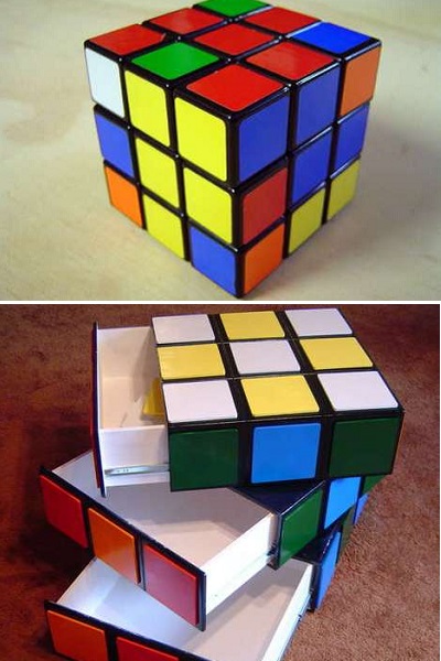 Комод с вращающимися ящиками Rubik's Cube Drawer от makendo