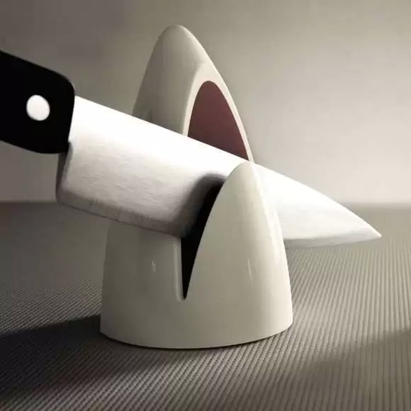 Заточка для ножей Jaws Knife Sharpener - креативное дизайнерское решение на тему столовых ножей