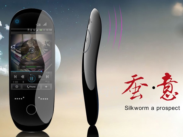 Bionic Silkworm - концепт телефона будущего от Huang Lu, Xiao W и Chen Haiyan