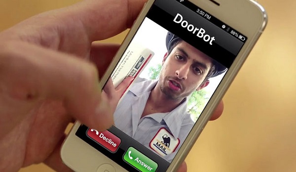 Дверной звонок DoorBot, которым можно управлять со смартфонов