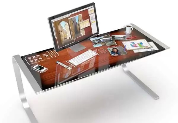 iDesk - концептуальный офисный стол от Adam Benton