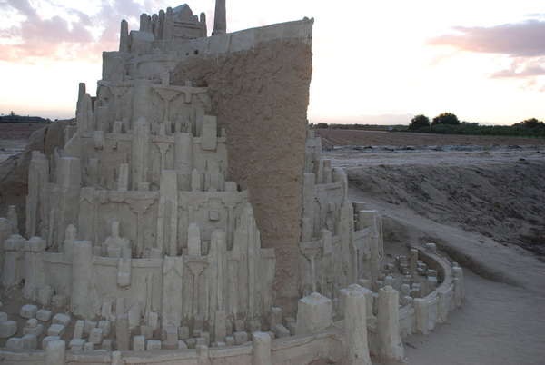 Песчаный замок Минас-Тирит по мотивам 'Властелина колец' от Joseph Alvernaz