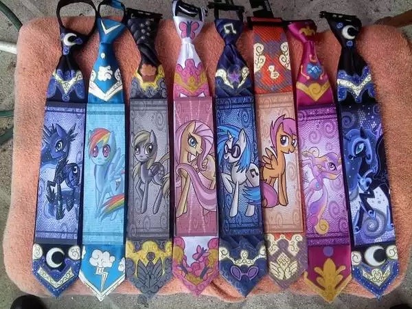 My Little Pony Ties - серия фанатских галстуков от raptor007
