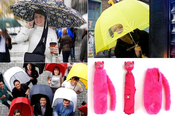 Яркие и удобные дизайнерские зонты, помогающие пережить осень