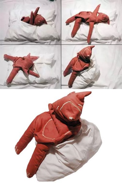 Wollip-Bear Pillow - дизайнерская подушка-тайник для тех, кто скрывает любимую игрушку