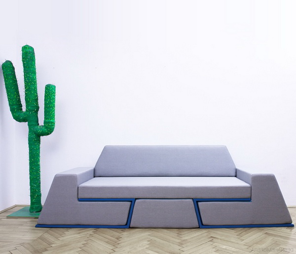 Многофункциональная мебель Prime Sofa: диван + 2 кресла + журнальный стол 