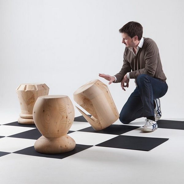Мебель в форме шахматных фигур