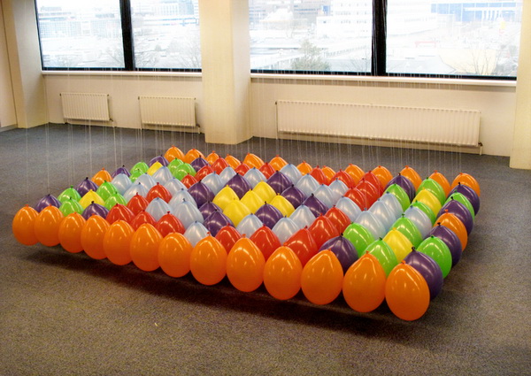 Коллекция оригинальных ковров, созданных воздушных шаров