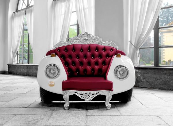 Кресло в стиле барокко Glamour Beetle