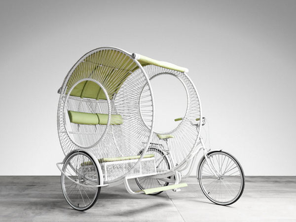Eclipse: современная рикша от дизайнера Kenneth Cobonpue