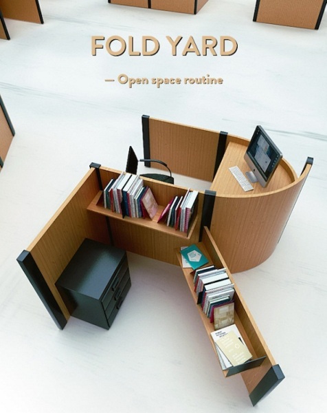 Оригинальный концепт офиса Fold Yard