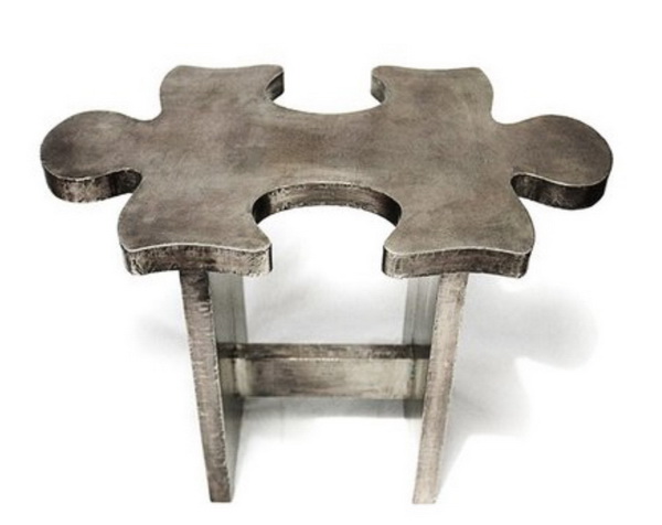 Jigsaw puzzle stool - лавка, табурет и журнальный столик