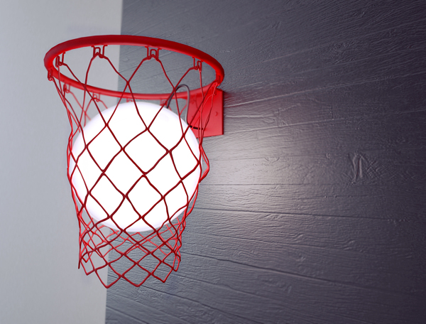 Light Ball - светильник в виде баскетбольной корзины
