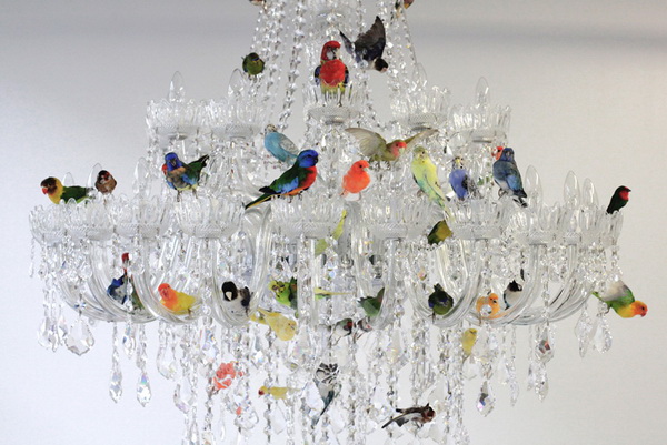 Люстра XL bird chandelier с птицами