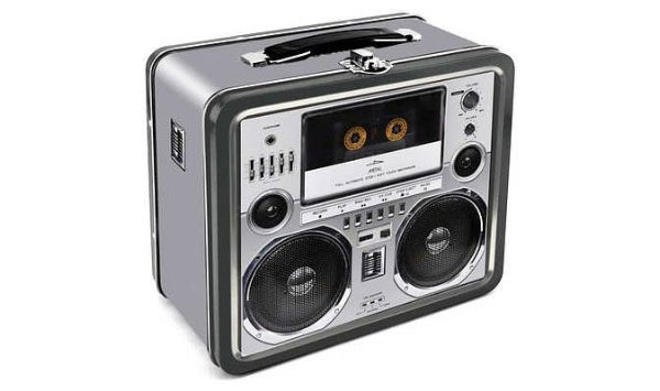 коробка для обеда - кассетный магнитофон
