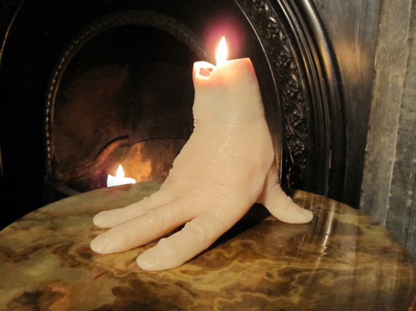 свечи в форме рук