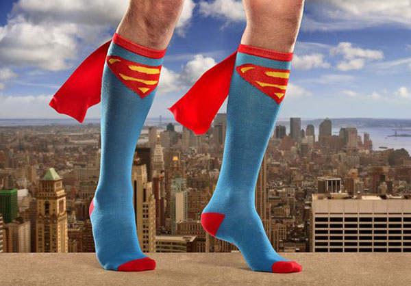 носки superman: помогают совершать подвиги