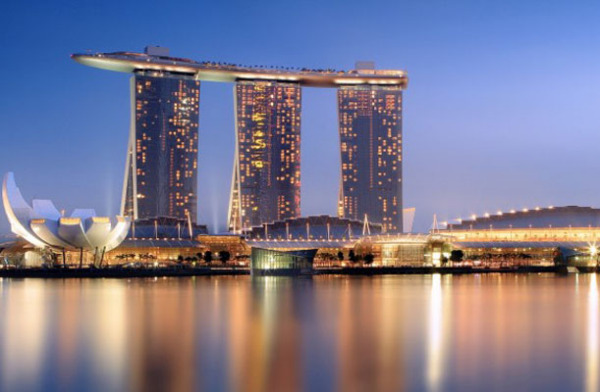 Самое дорогое здание в мире: Marina Bay Sands Resort