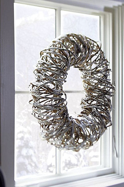 Рождественский венок Twig Snow Wreath 