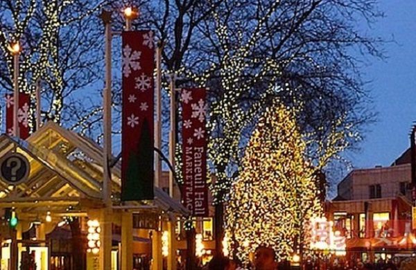 Рождественская елка в Бостоне  (Массачусетс)